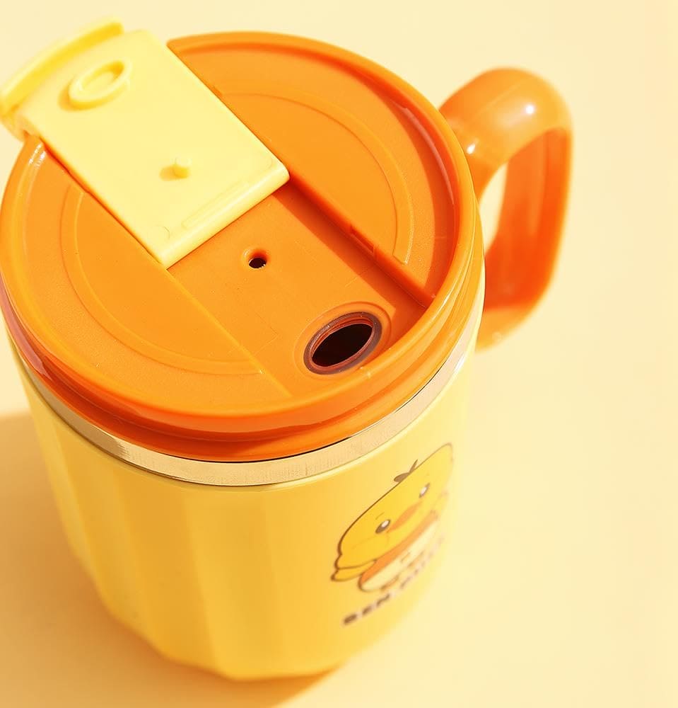 Kids Cartoon Insulated Mug, Stainless Steel Mug with Lid for Kids, Milk Drinking Mug for Kids, Insulated Vacuum Coffee Cup Kids Cartoon Insulated Mug, Stainless Steel Mug with Lid for Kids, Milk Drinking Mug for Kids, Insulated Vacuum Coffee Cup